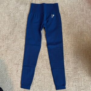 GYMSHARK: VITAL SEAMLESS 2.0 LEGGINGS- Cobalt Purple Marl